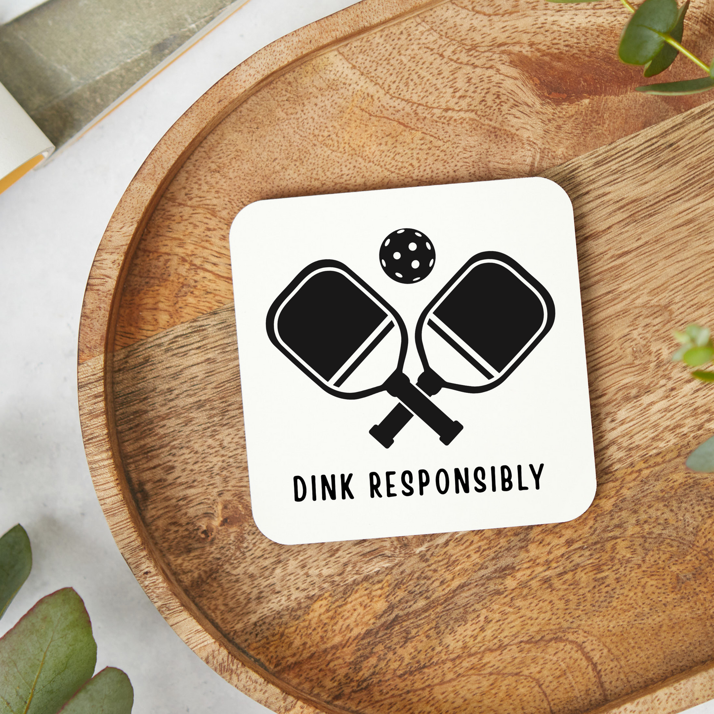 Funny Pickleball coaster, Pickleball Gift