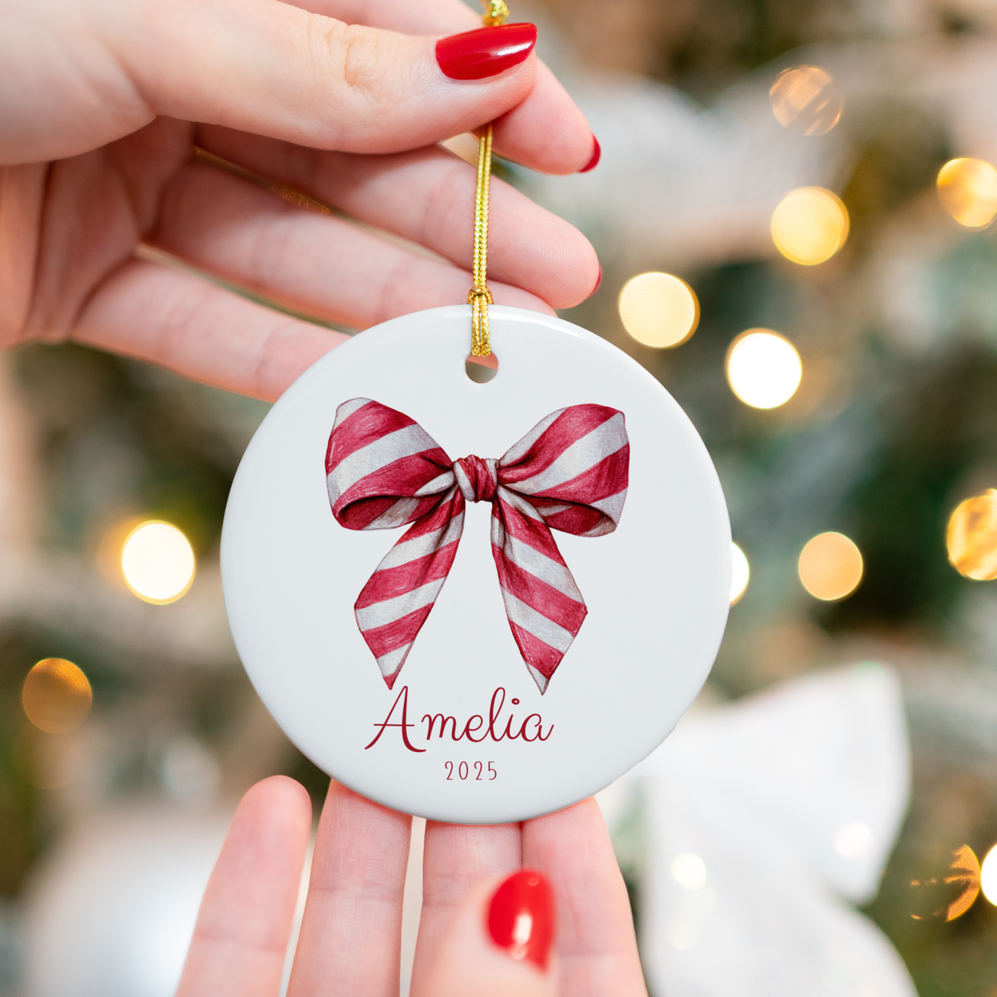 Personalised Baby's First Christmas,New Baby Gifts, Christmas Tree Decor