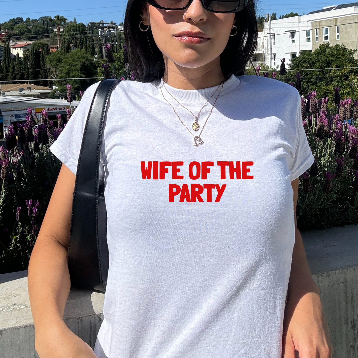 Wife of the Party Baby Tee | Hen Do Bride Outfit | Bridal Shower Gift | Bachelorette Party Top