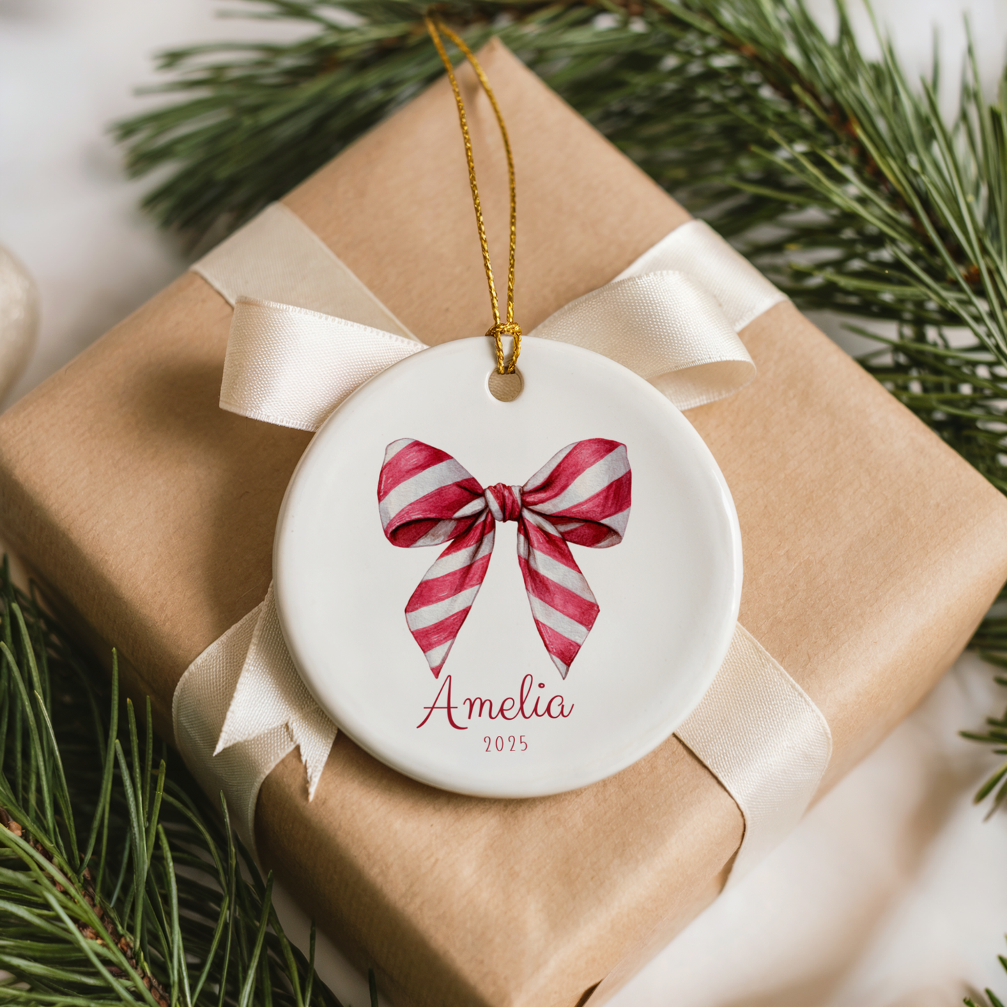 Personalised Baby's First Christmas,New Baby Gifts, Christmas Tree Decor