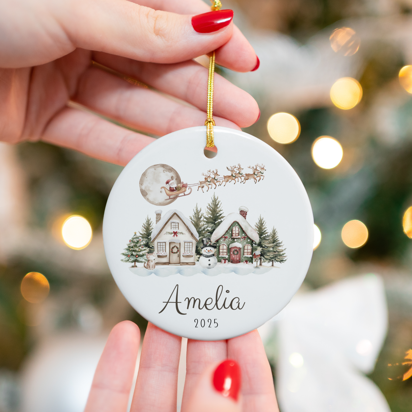Personalised Baby's First Christmas,New Baby Gifts, Christmas Tree Decor