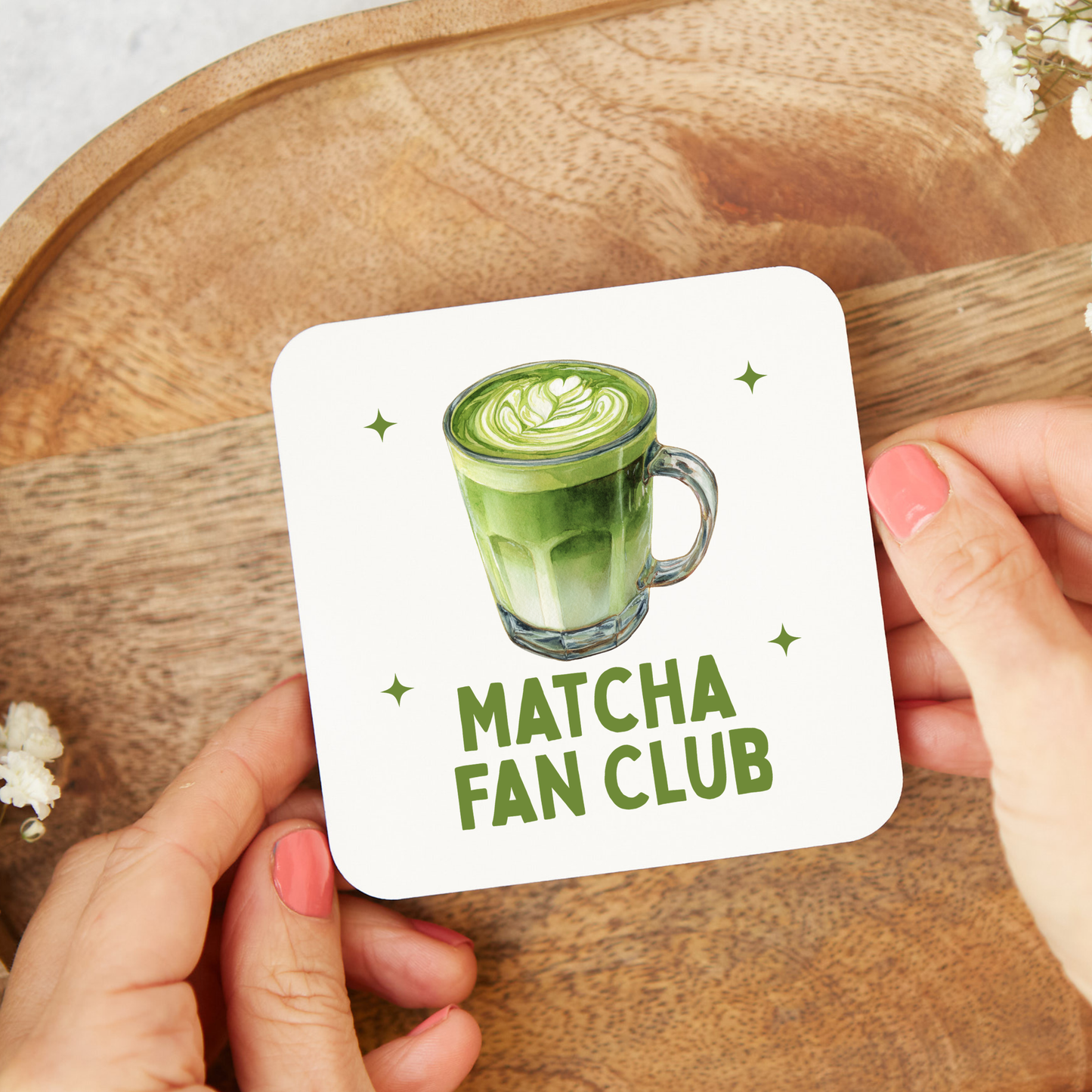 Matcha Fan Club Coaster