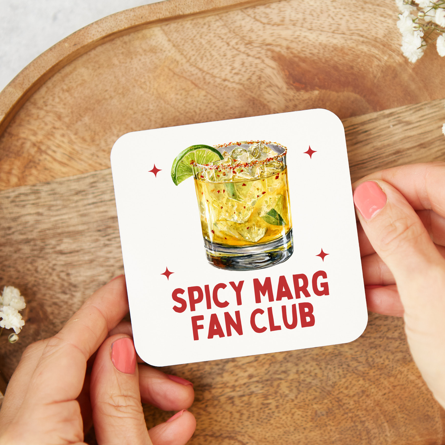 Spicy Marg Fan Club Coaster
