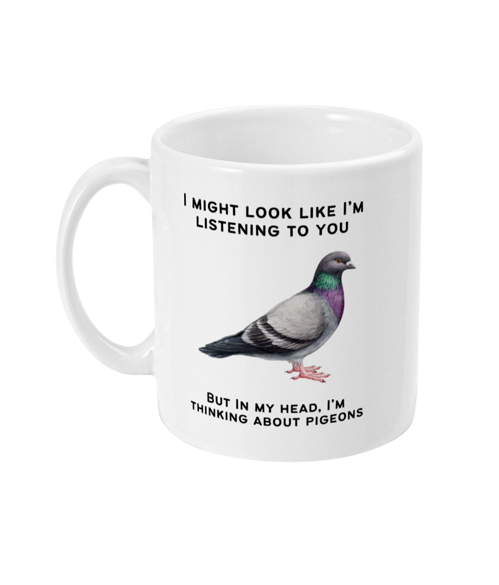 Pigeon Mug, Pigeon Gift, Funny Pigeon Gifts, Pigeon Lover Gift, Funny Mug - Peach and Pine