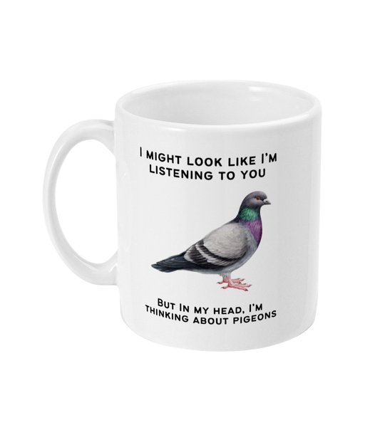 Pigeon Mug, Pigeon Gift, Funny Pigeon Gifts, Pigeon Lover Gift, Funny Mug - Peach and Pine