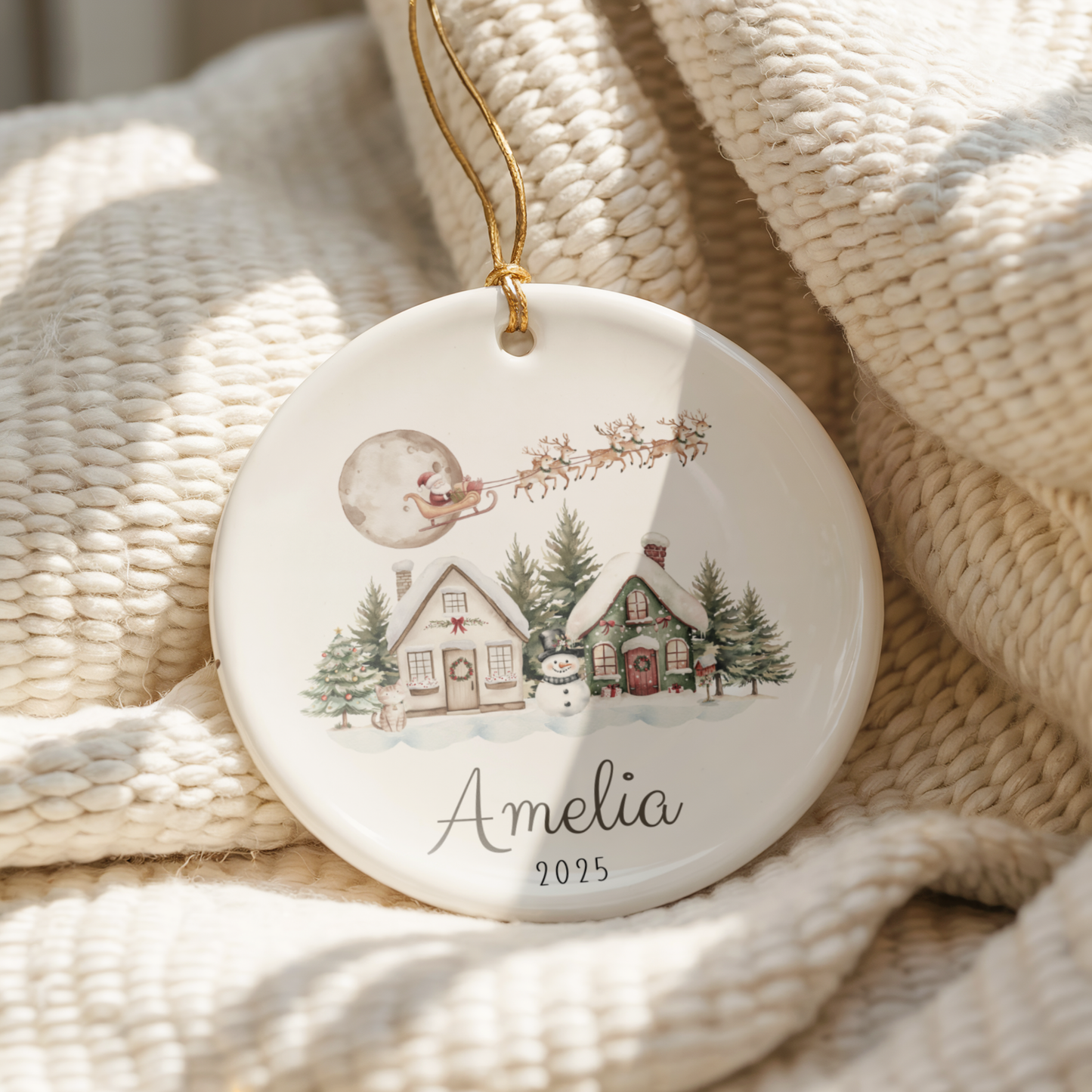 Personalised Baby's First Christmas,New Baby Gifts, Christmas Tree Decor