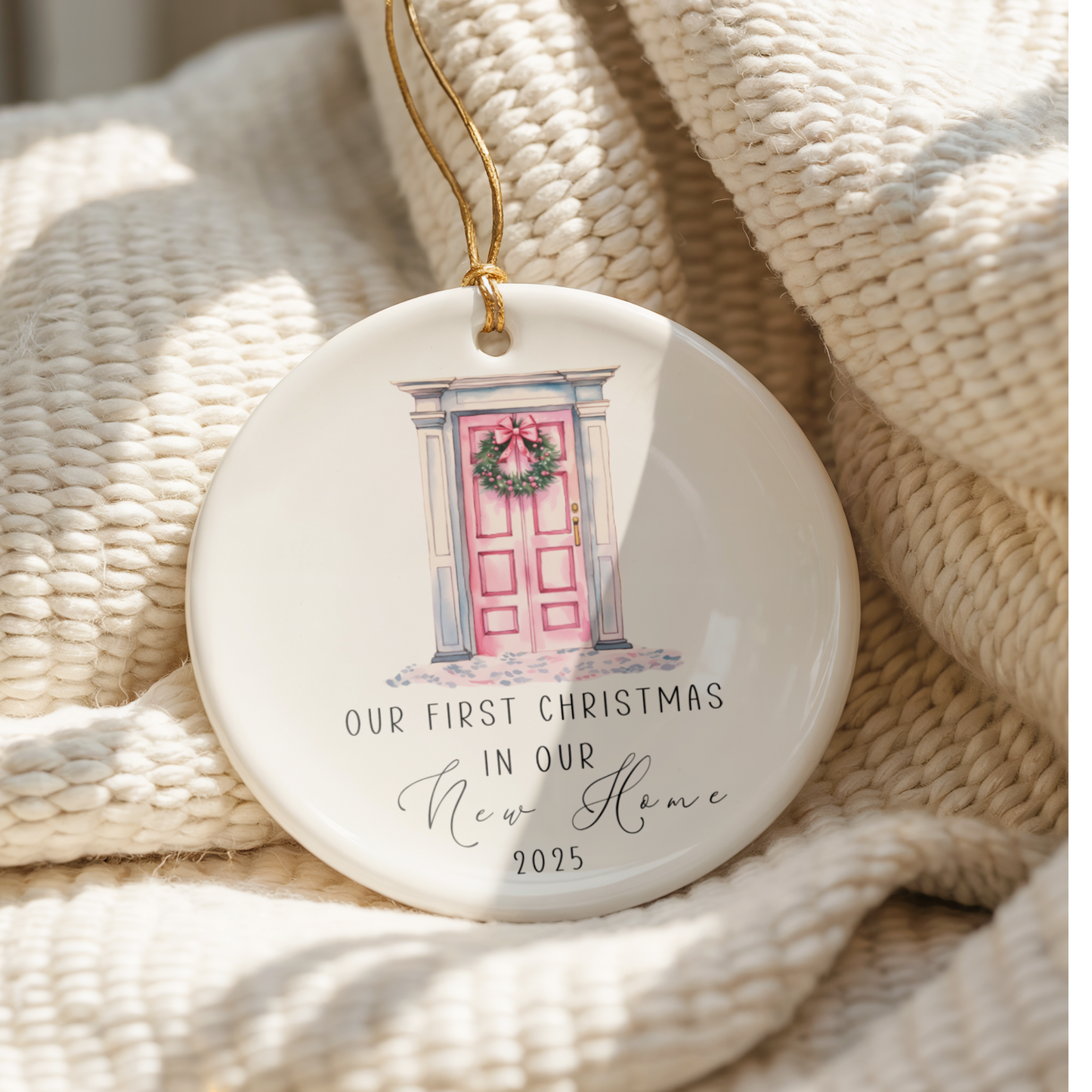 Personalised First Christmas in New Home, New Home Christmas Ornament