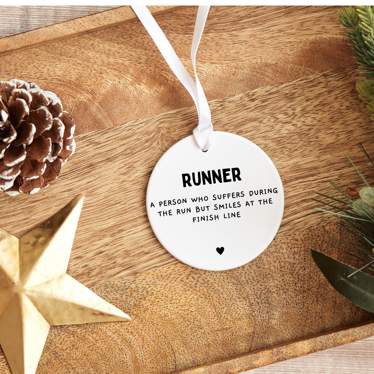 Runner Gift, Running Gift for Him or Her, Running Ornament