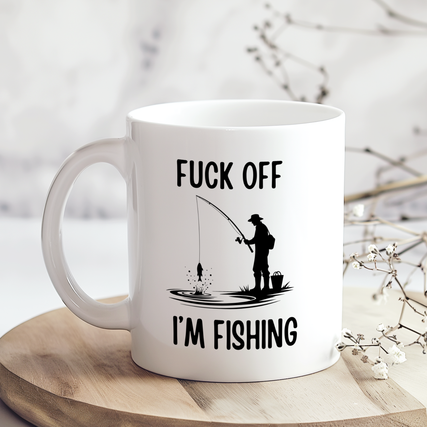 Fishing Mug, Fishing lover, Fishing Gift, Fisherman gift, Funny Mug, Rude Funny Mug