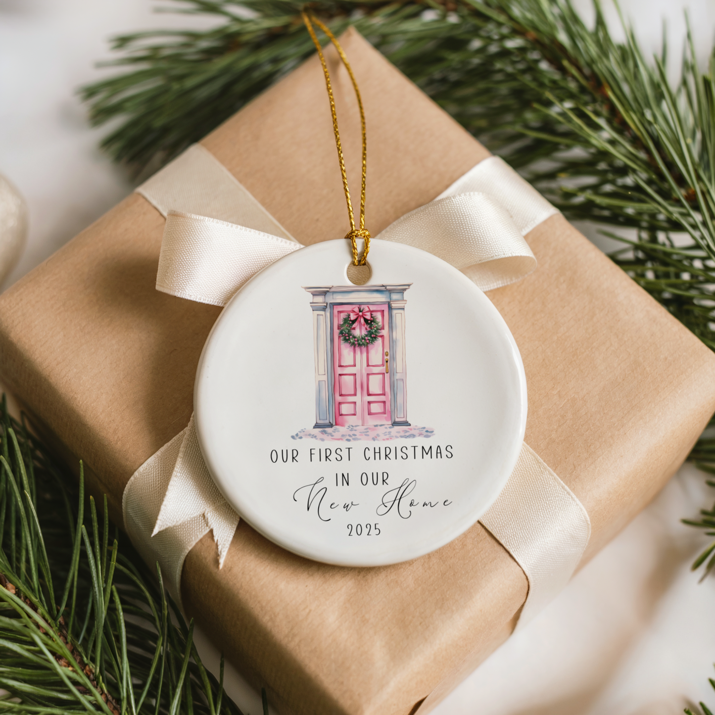 Personalised First Christmas in New Home, New Home Christmas Ornament