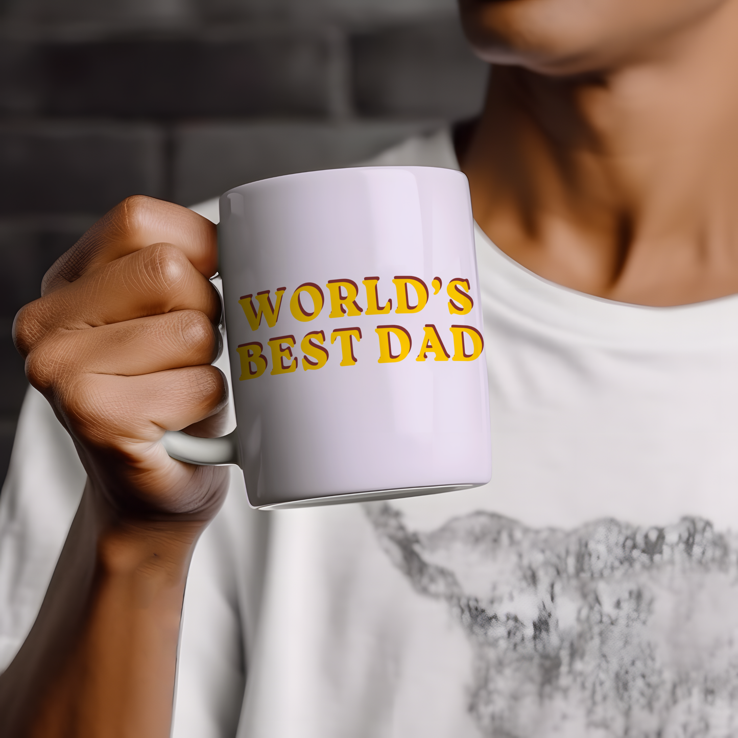World’s Best Dad Mug, Father’s Day Mug Gift, Funny Retro Dad Mug, Gift for Dad, Vintage Style Coffee Cup, Dad Birthday Mug