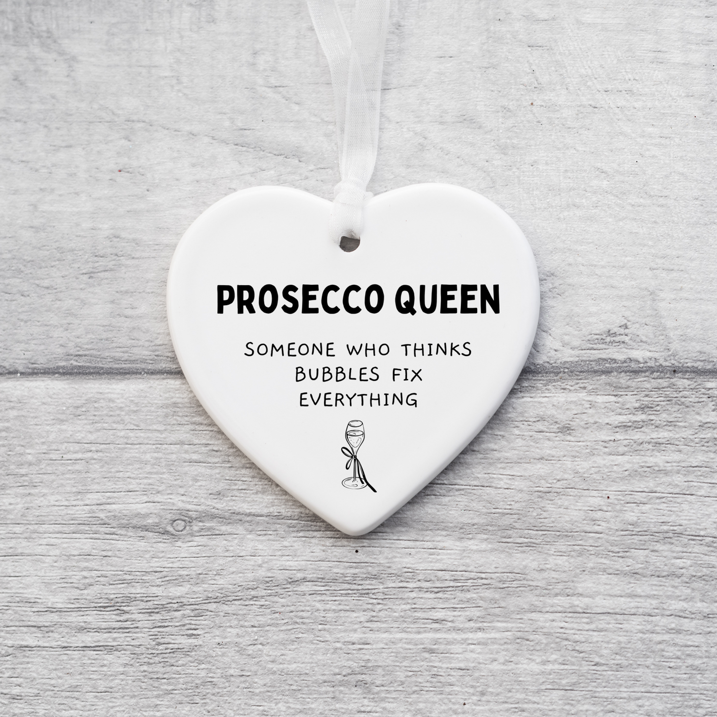 Prosecco lover gift, Prosecco lover ceramic ornament
