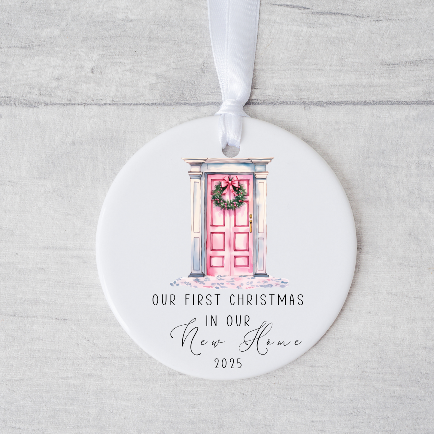 Personalised First Christmas in New Home, New Home Christmas Ornament