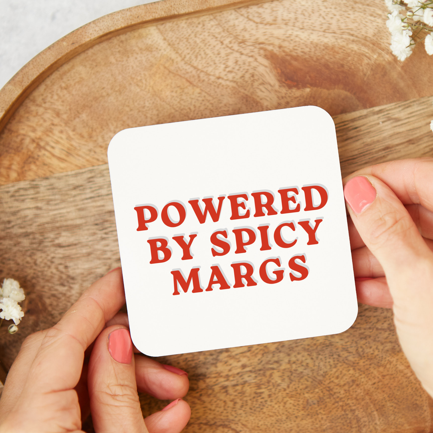 Spicy Marg Coaster, Alcohol Drinks Gift,Spicy Marg Lover, Cocktail Gift