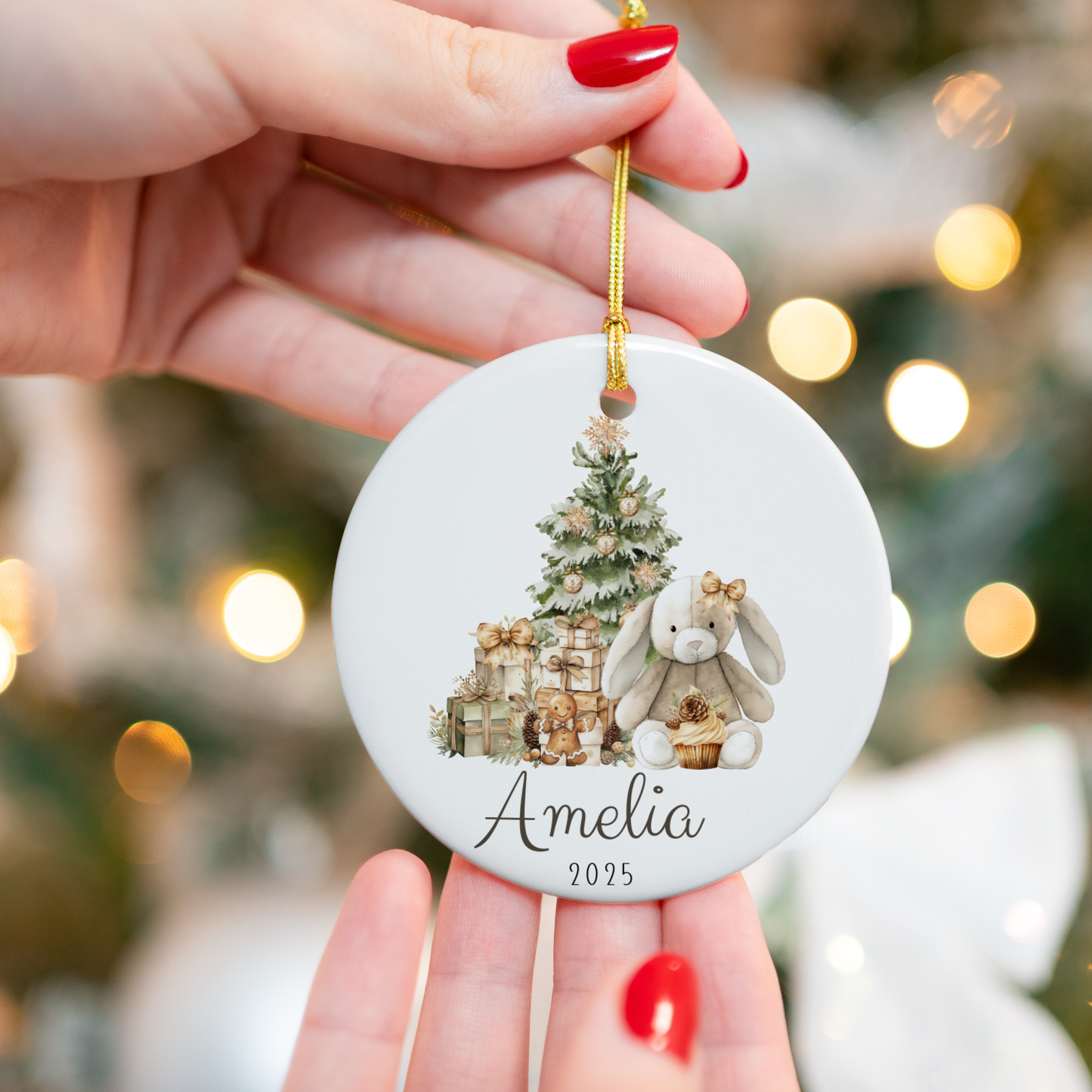 Personalised Baby's First Christmas,New Baby Gifts, Christmas Tree Decor
