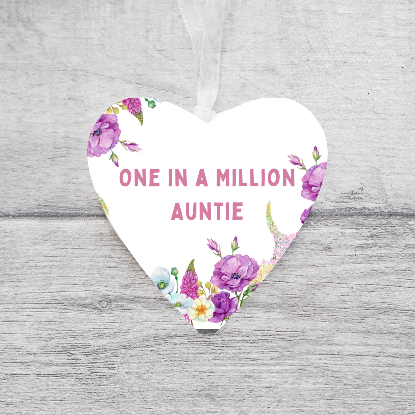Auntie Gift, Sentiment Auntie Gift, Ceramic Heart, Keepsake gift, Thoughtful Auntie Gift