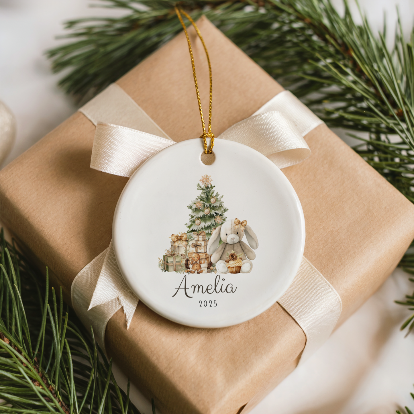 Personalised Baby's First Christmas,New Baby Gifts, Christmas Tree Decor