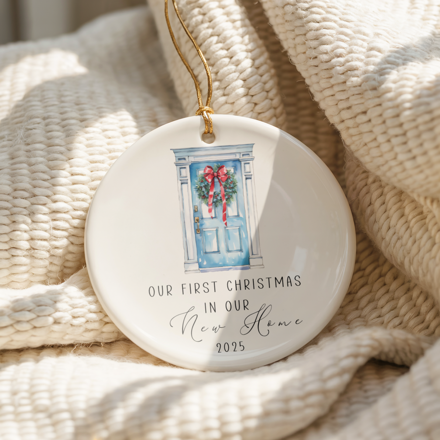 Personalised First Christmas in New Home, New Home Christmas Ornament