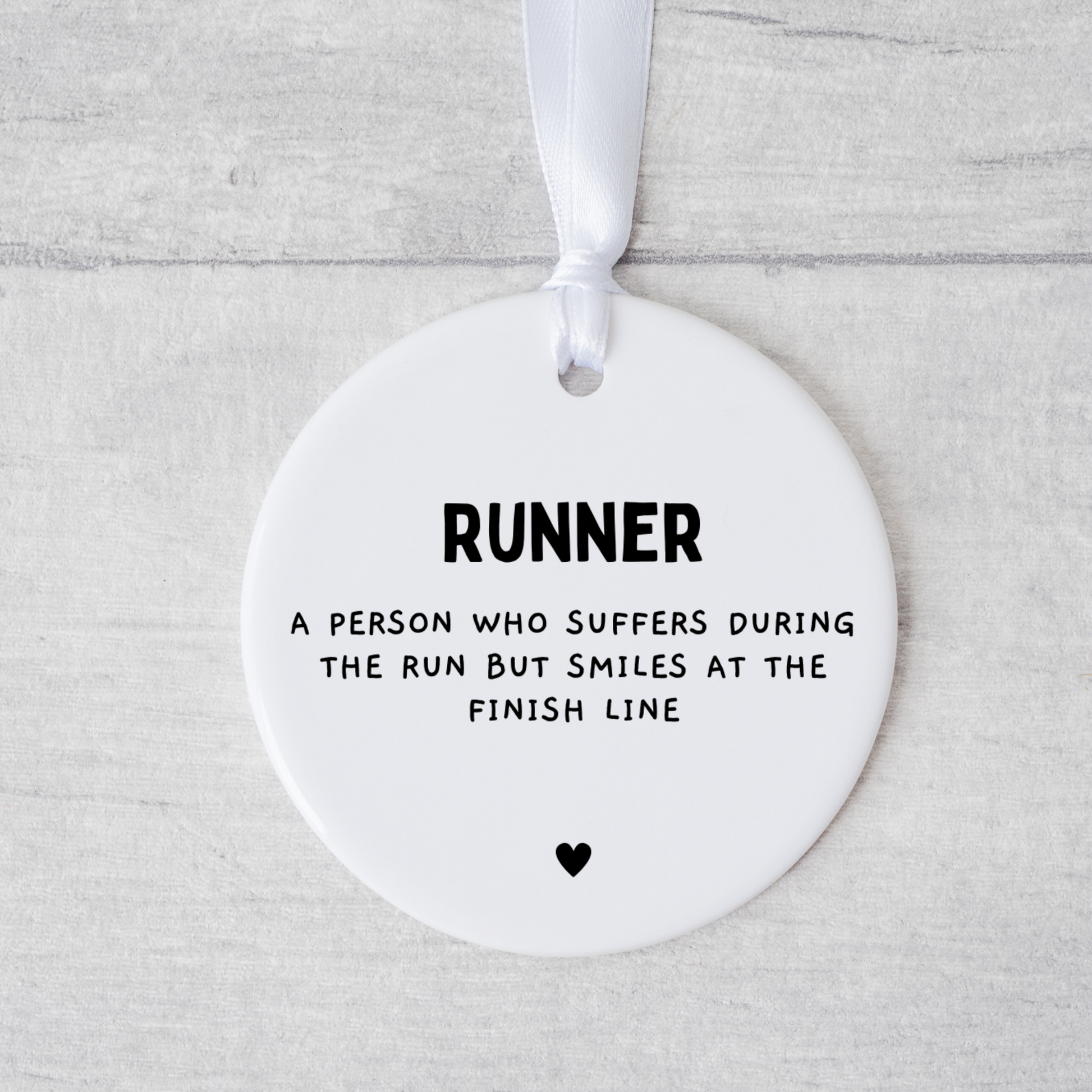 Funny runner gift for him or her, unique running gift idea, humorous fitness present for marathon runners and joggers