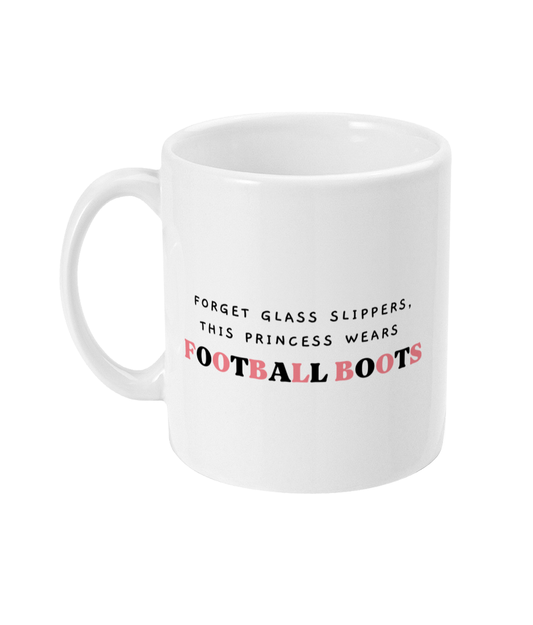 Girl Football Mug, Gift for Football Princess, Female Football, Female Football player gift - Peach and Pine
