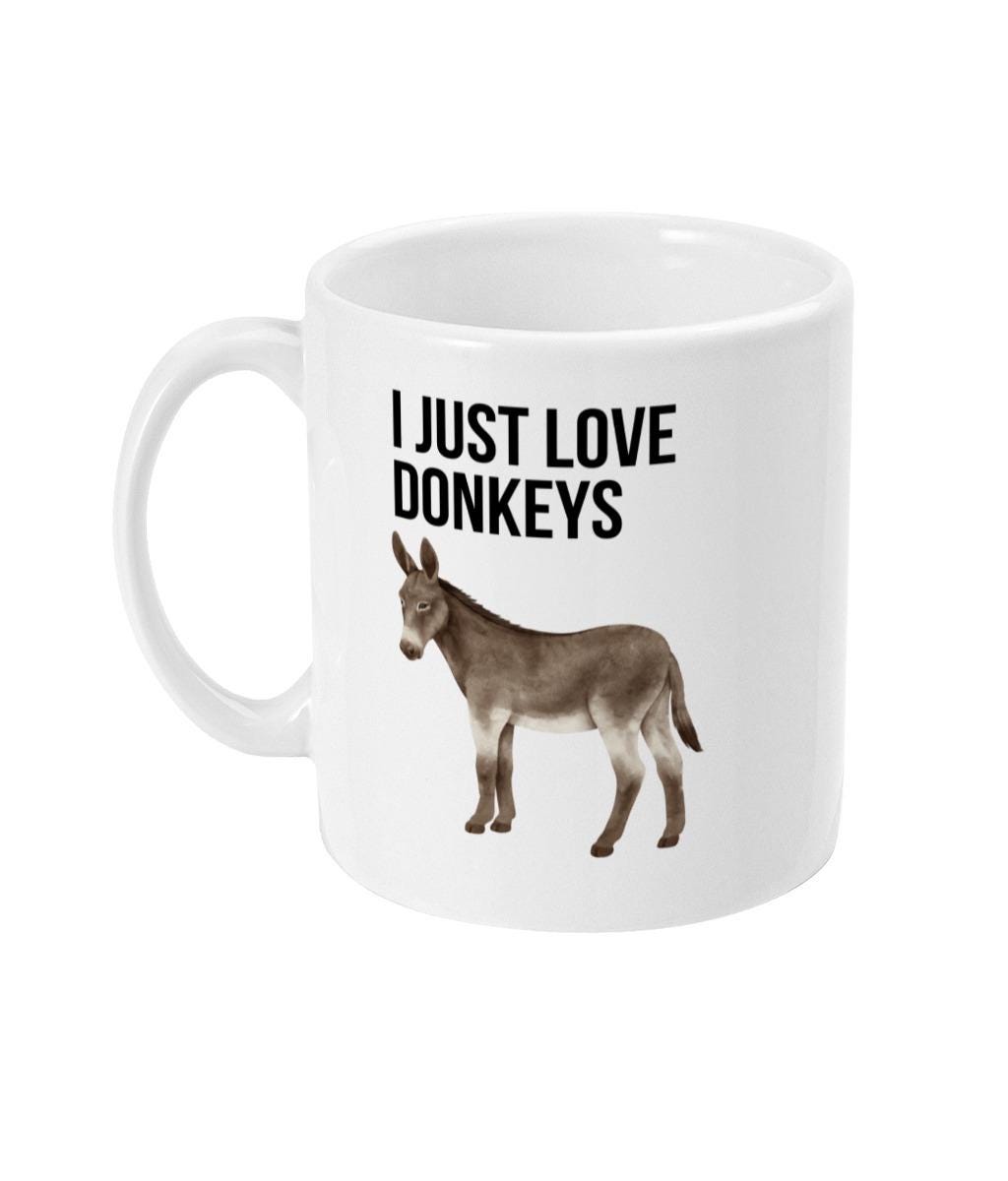 Donkey Mug, Donkey Lover Gifts,Funny Novelty Gift Mug