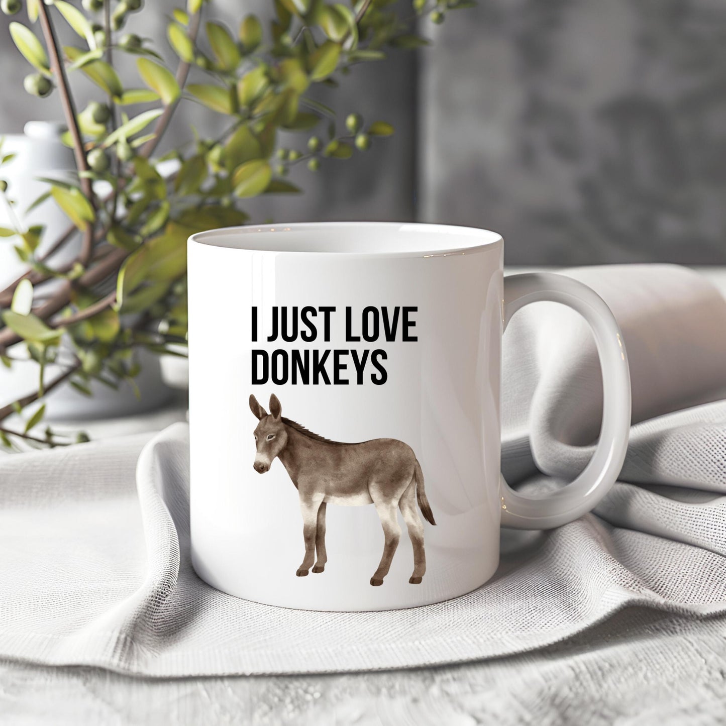 Donkey Mug, Donkey Lover Gifts,Funny Novelty Gift Mug
