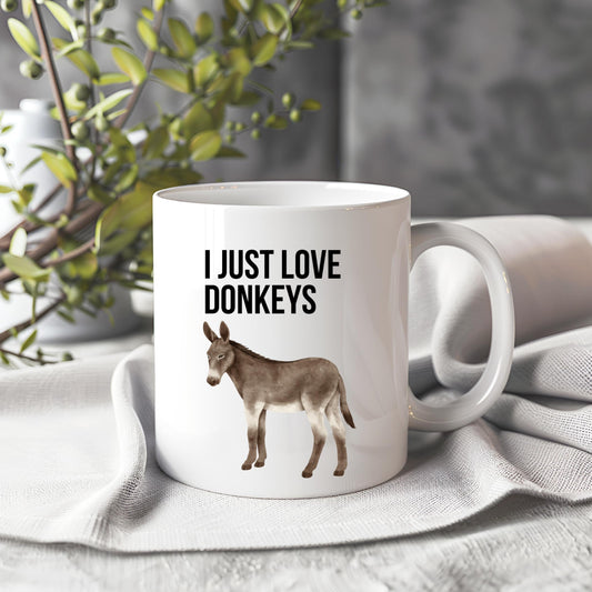 Donkey Mug, Donkey Lover Gifts,Funny Novelty Gift Mug