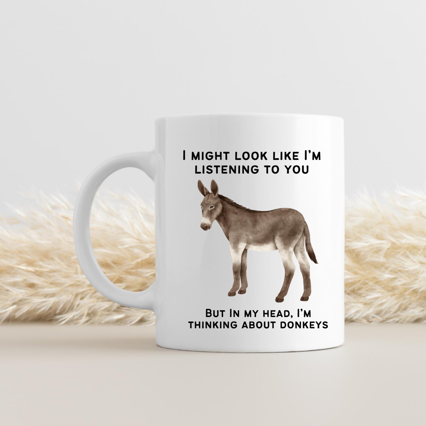 Donkey Mug, Donkey Lover Gifts,Funny Novelty Gift Mug