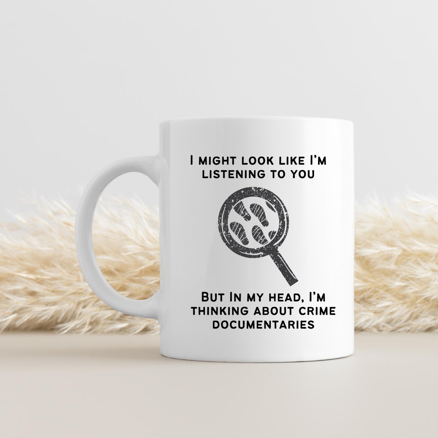 Crime Documentaries Mug, True Crime Gift, Documentaries Lover, Crime Gift