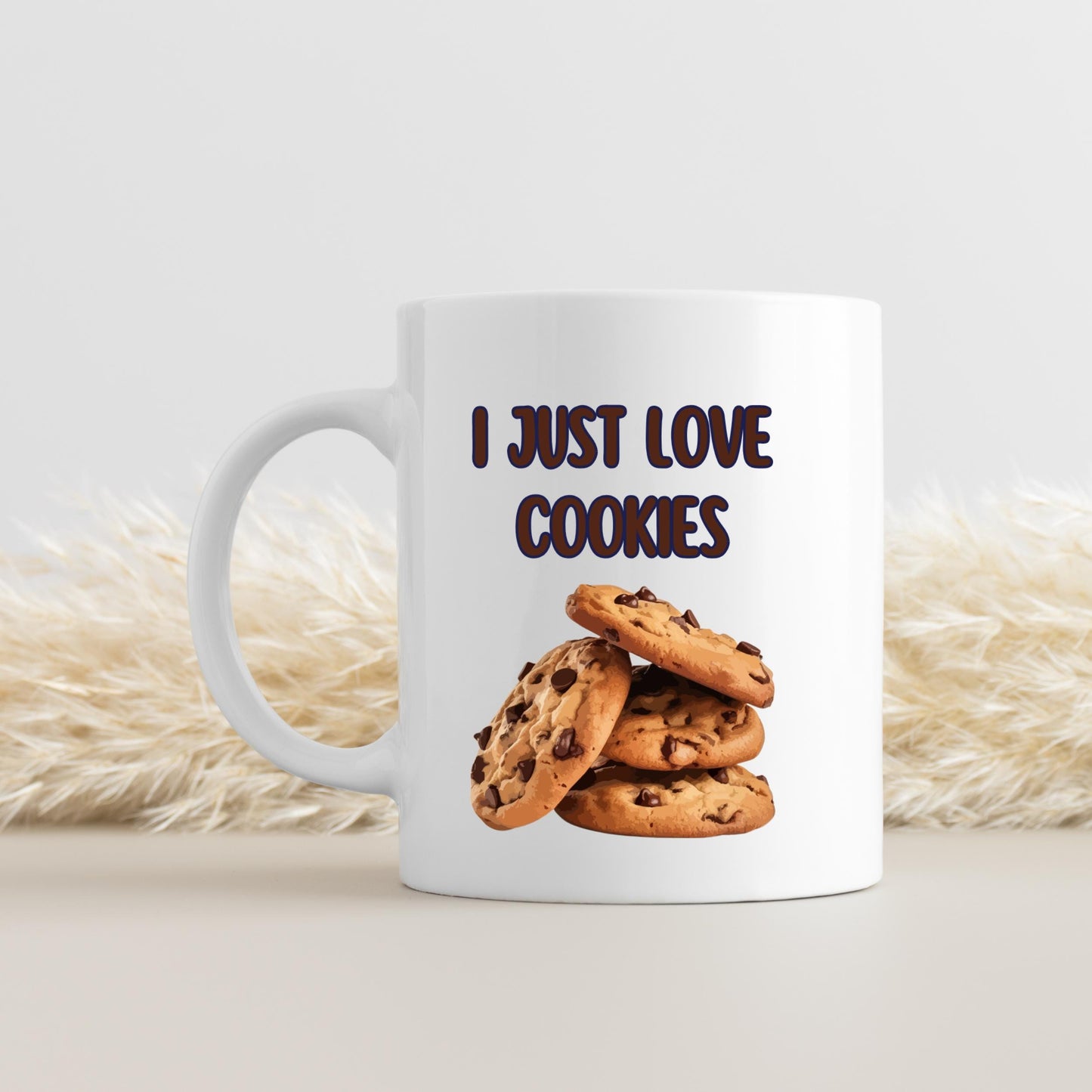 Cookie Mug, I love cookies, Funny Mug, Cookie Lover, Foodie Mug