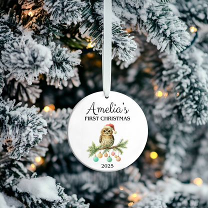 First Christmas Ornament, Baby's First Christmas Ornament, New Baby Ceramic Ornament, Christmas Keepsake (Copy)