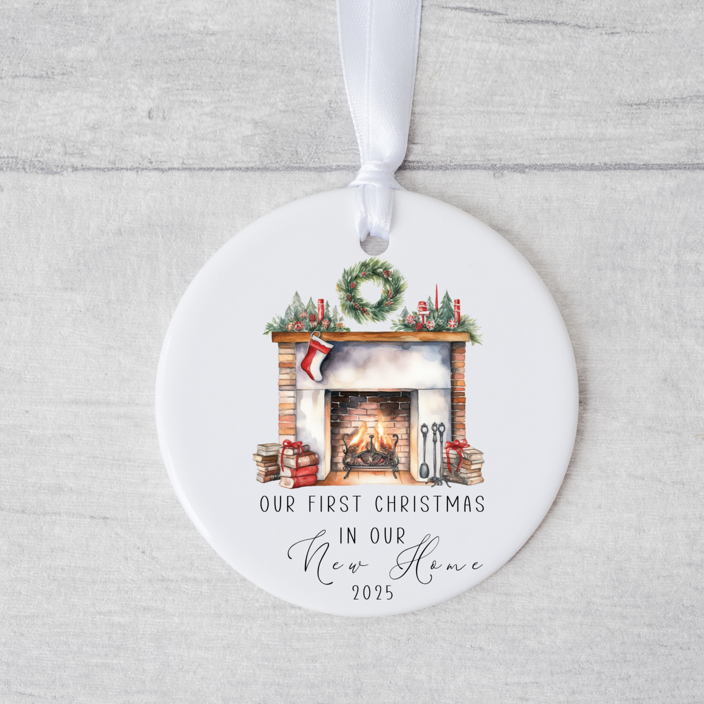 Personalised First Christmas in New Home, New Home Christmas Ornament