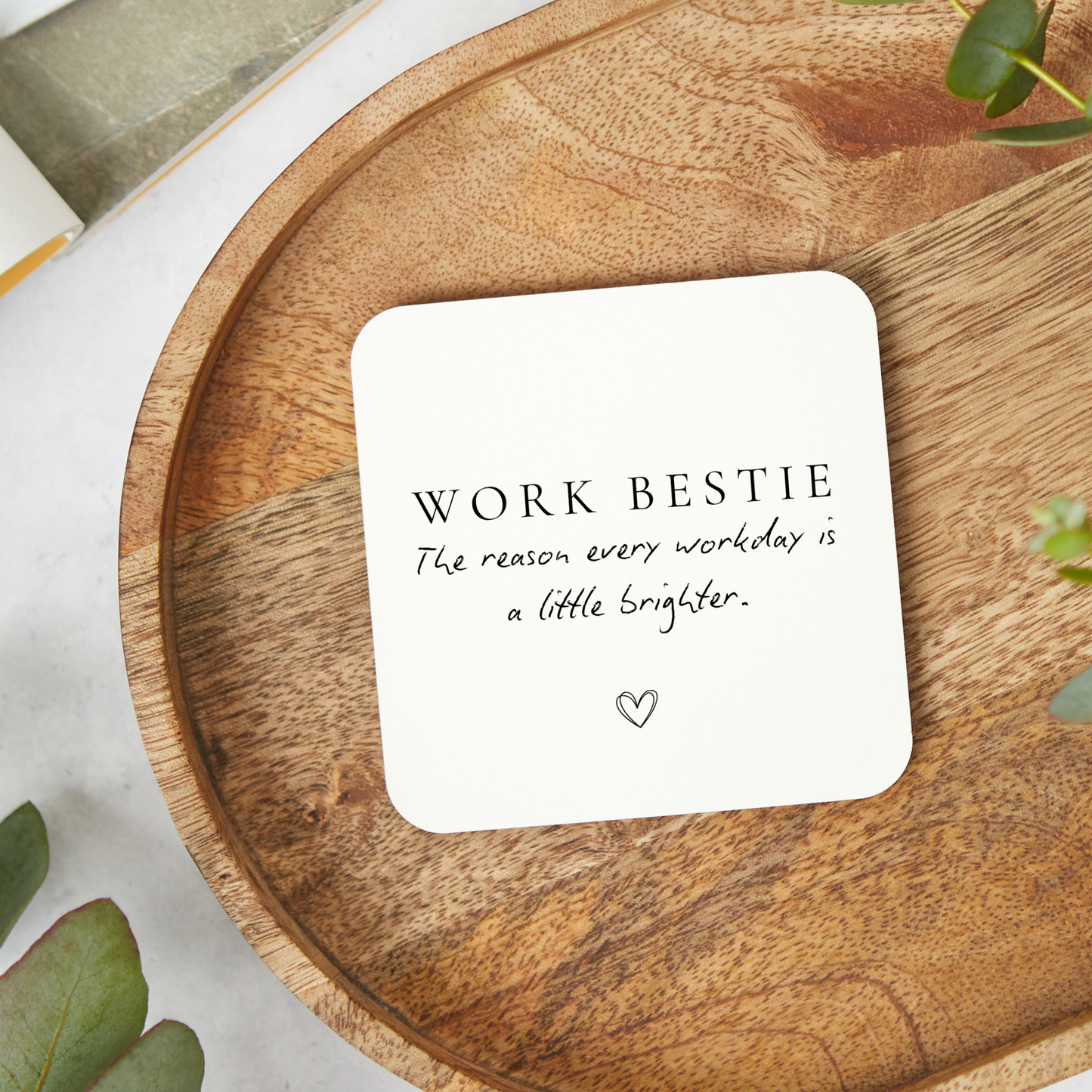 Work Bestie Gift, Work Bestie Definition, Coaster Keepsake, Coworker Gift, Work Best Friend Gift, Colleague Leaving Gift