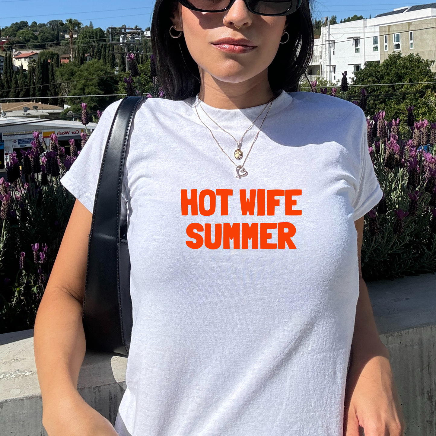 Hot Wife Summer Baby Tee | Hen Do Bride Outfit | Bridal Shower Gift | Bachelorette Party Top