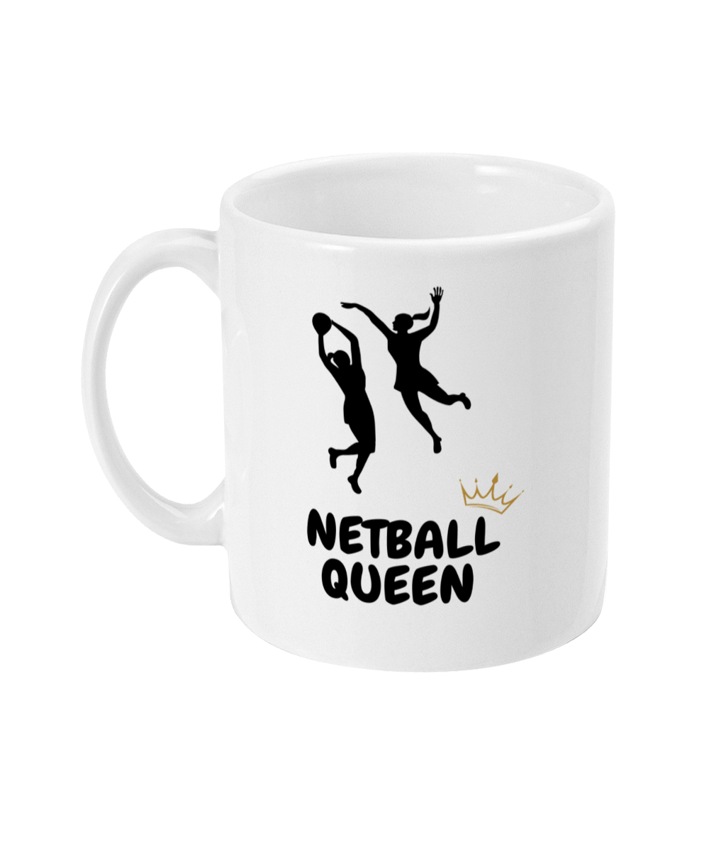 Netball Mug, Netball Gift, Netball Lover, Netball Present - Peach and Pine