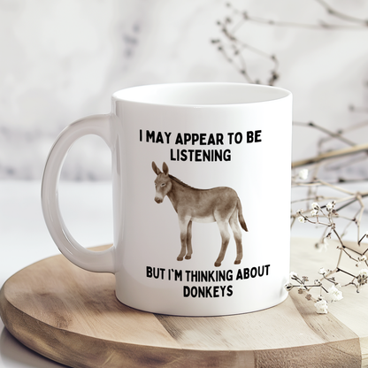 Donkey Mug, Donkey Gift, Funny Donkey Gifts, Donkey Lover Gift, Funny Mug