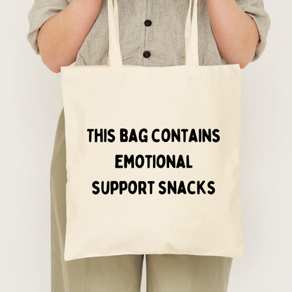Funny Tote Bag, Snack  Tote Bag,Funny Shopping Bag, Shopping tote bags