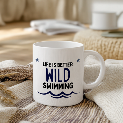 Wild Swimmer Gift, Funny Swimming Gift, Open Water Swimming, Swimming lover gift