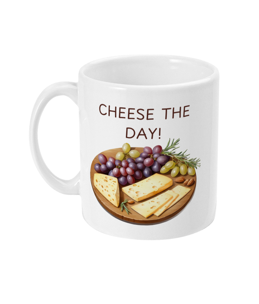 Cheese Mug, Funny Cheese Mug, Cheese Lover, Funny Mug - Peach and Pine