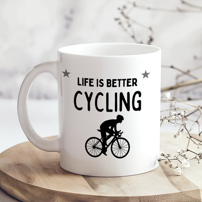 Cyclist Mug, Funny Cycling Mug, Cycling Gifts, Bike Gifts, Funny Mug,Gift For Cyclist
