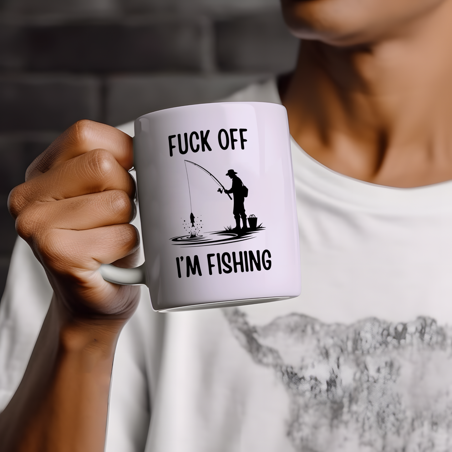 Fishing Mug, Fishing lover, Fishing Gift, Fisherman gift, Funny Mug, Rude Funny Mug