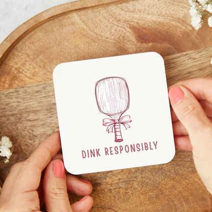 Funny Pickleball coaster, Pickleball Gift, Funny coaster, Gift for Pickleball Player, Funny coaster