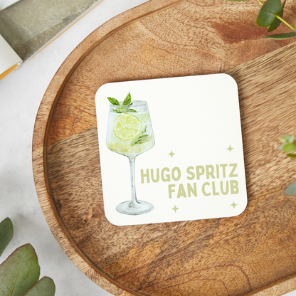 Hugo Spritz Coaster, Alcohol Drinks Gift,Stocking Filler, Hugo Spritz Lover, Personalised gifts,Cocktail Gift