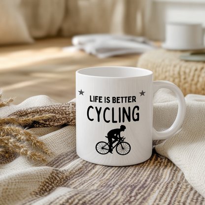 Cyclist Mug, Funny Cycling Mug, Cycling Gifts, Bike Gifts, Funny Mug,Gift For Cyclist