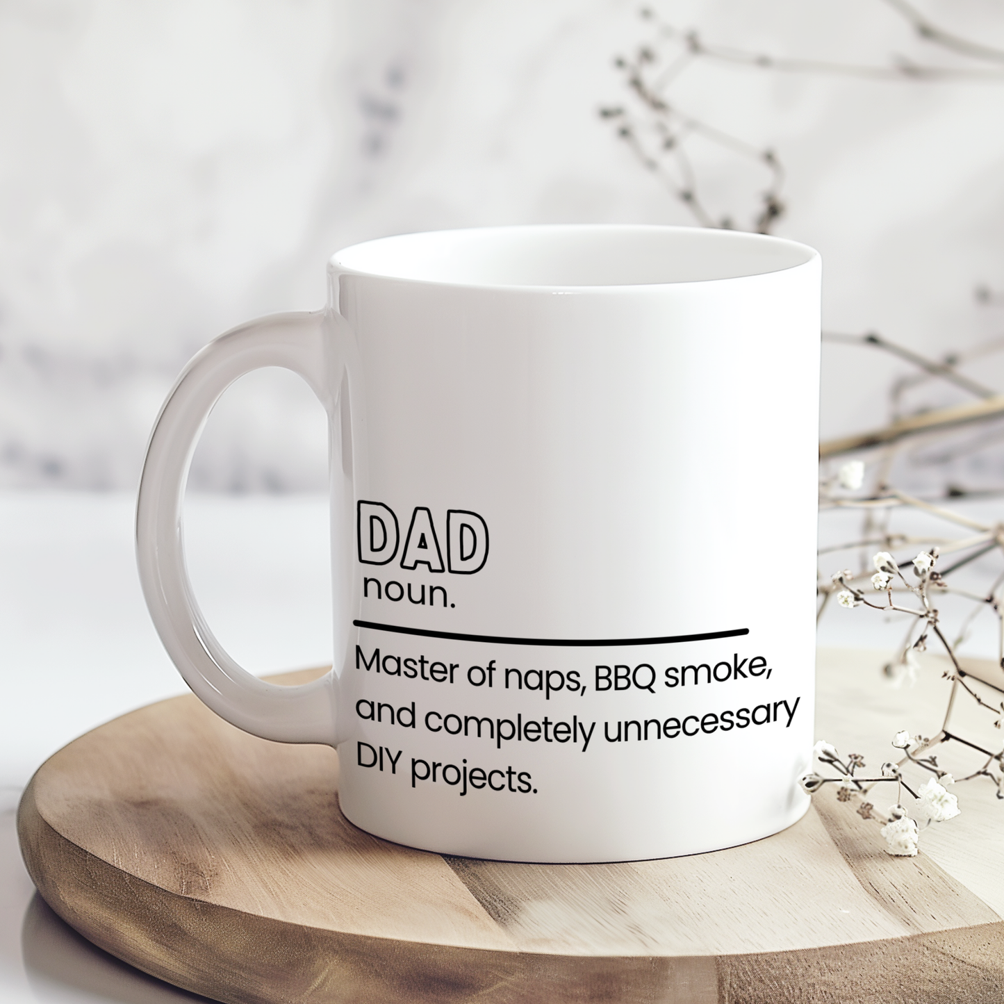 Funny Dad Definition Mug, Dad Coffee Mug, BBQ Dad Gift, Funny Father’s Day Mug, DIY Dad Mug, Gift for Dad, Humorous Dad Cup