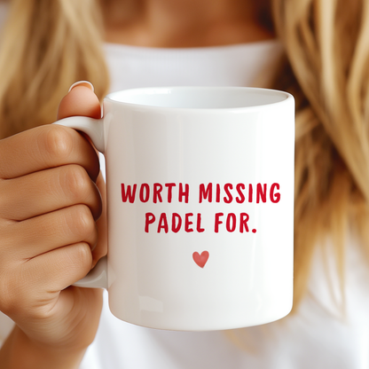 Funny Valentines Day Mug, Funny Padel Mug, Cute Couple Gift,Anniversary Birthday Mug, Valentines Day Gift
