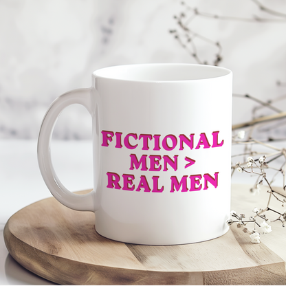 Book Mug, Fictional Men Gift, Funny Fictional Men Gifts, Book Lover Gift, Funny Mug