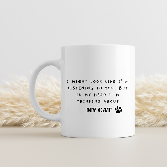 Cat Lover Mug, Gifts For Cat Lovers, Funny Mug, Novelty Mug - Peach and Pine