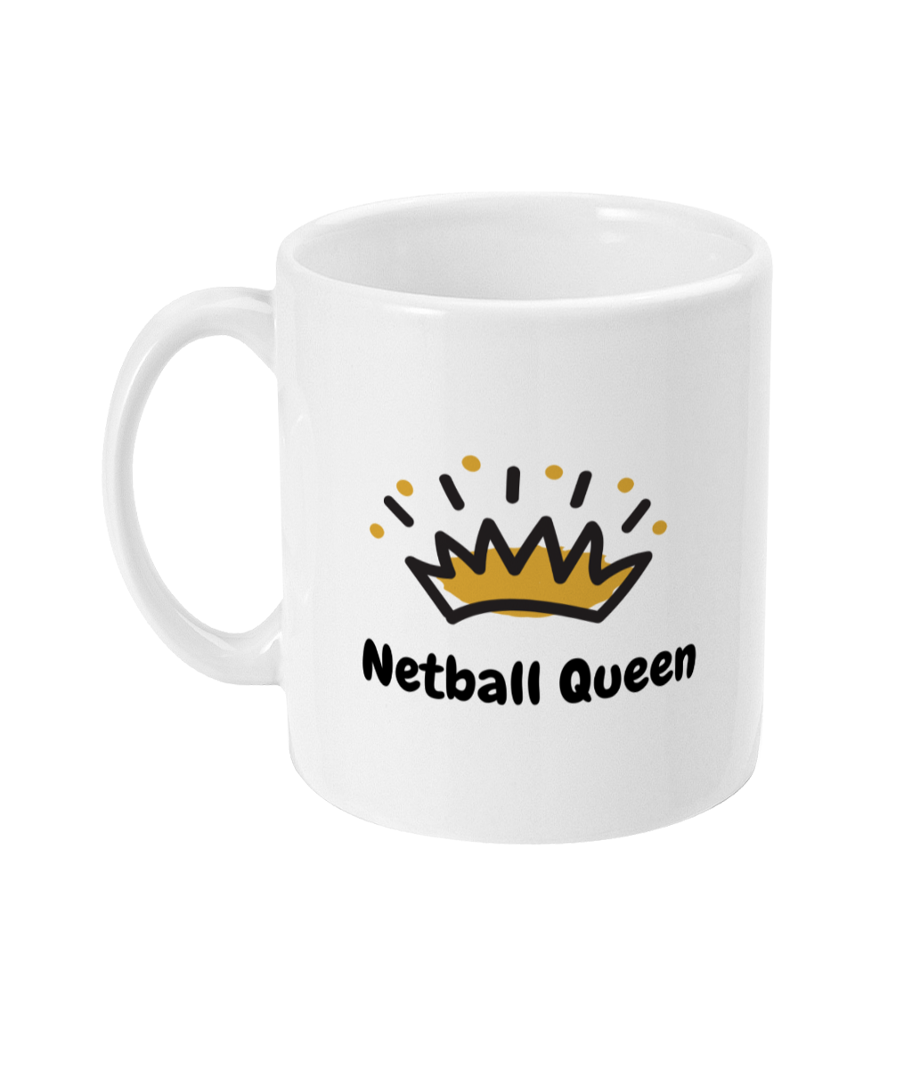 Netball Mug, Netball Gift, Netball Lover, Sport Gift - Peach and Pine
