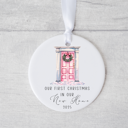 Personalised First Christmas in New Home, New Home Christmas Ornament